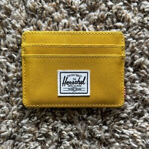 Herschel Yellow Charlie Card Holder Wallet